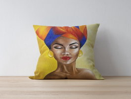 Aberto Design Funda de Cojín Multicolor 43 x 43 cm